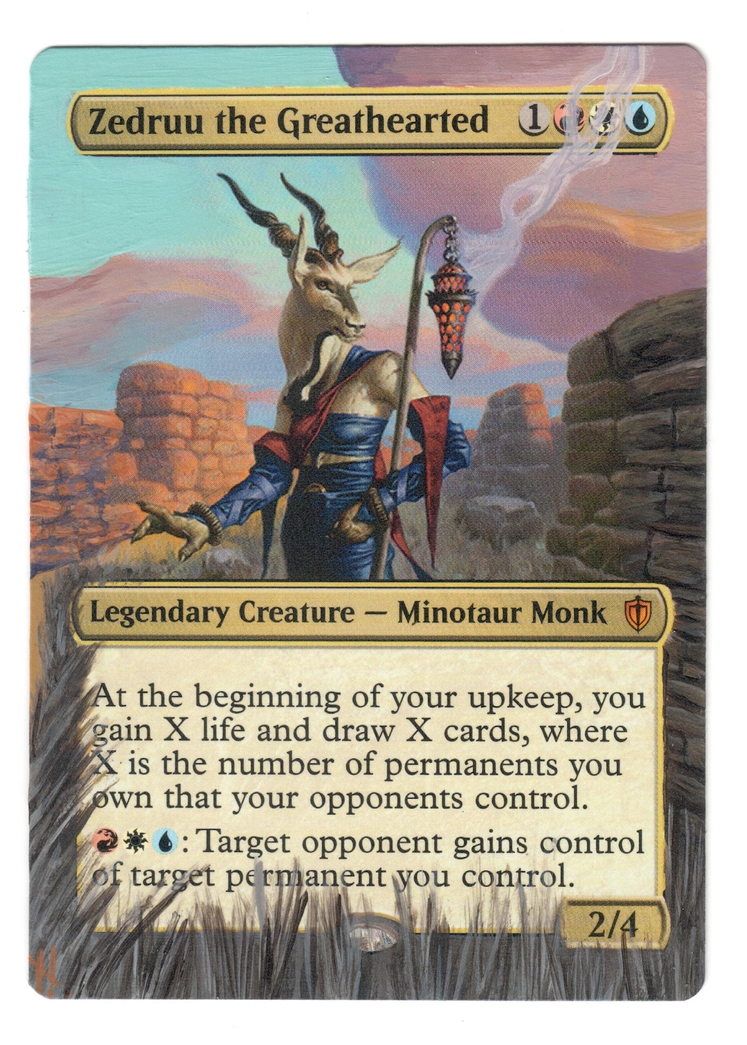 mtg zedruu top cards the Greathearted Print At the beginning of your upkeep CMR] Zedruu the Greathearted -