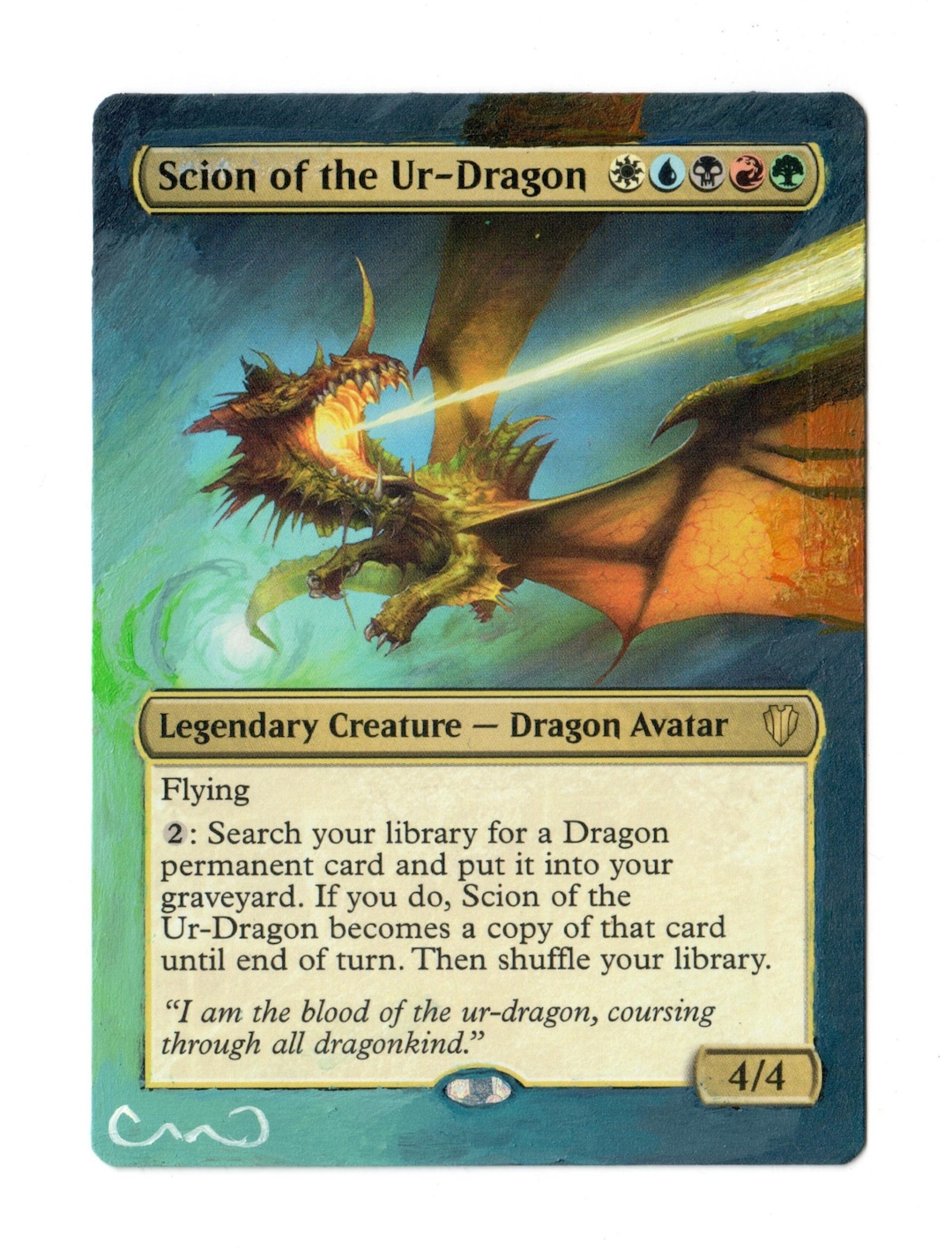 MTG COMMANDER The Ur-Dragon 英語版