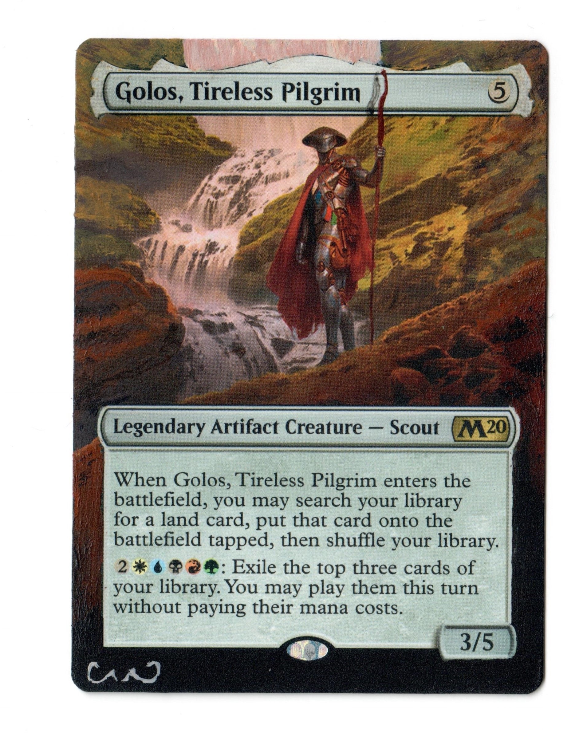 mtg golos commander deck Enchantment Shrine Tribal - - 5 Color - EDH - 100 Card - Custom Magic The Gathering Deck then shuffle your library Golos, Tireless Pilgrim Altered Full