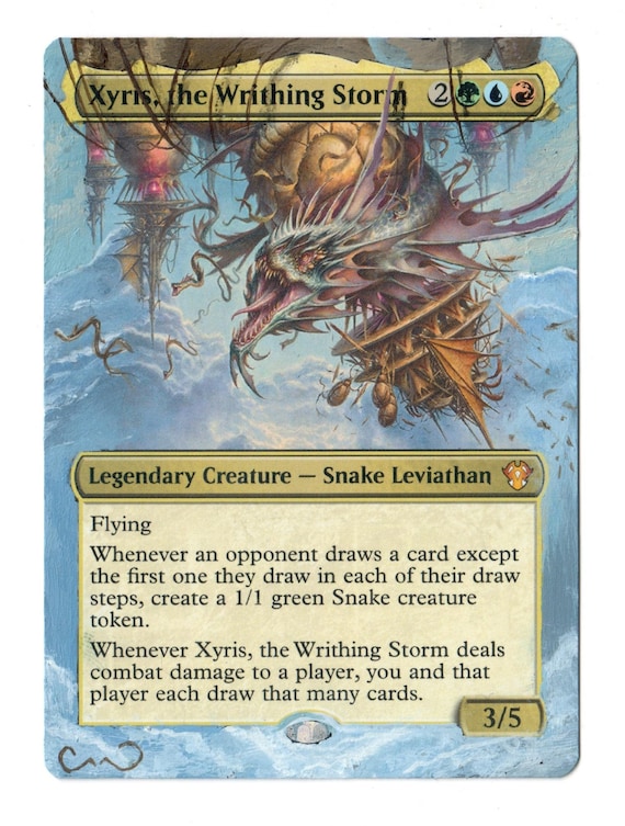 Xyris The Writhing Storm Altered Full Art Mtg Magic Commander Etsy Xyris The Writhing Storm Altered Full Art Mtg Magic Commander Etsy