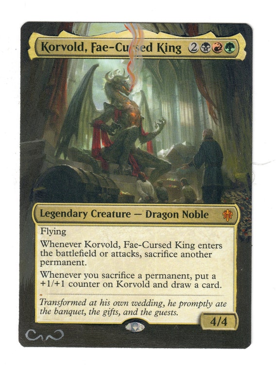 MTG EDH デッキ フェイに呪われた王、コルヴォルド EDHデッキ紹介】フェイに呪われた王、コルヴォルド【カルロフ邸