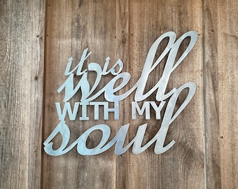 it is WELL  with my soul