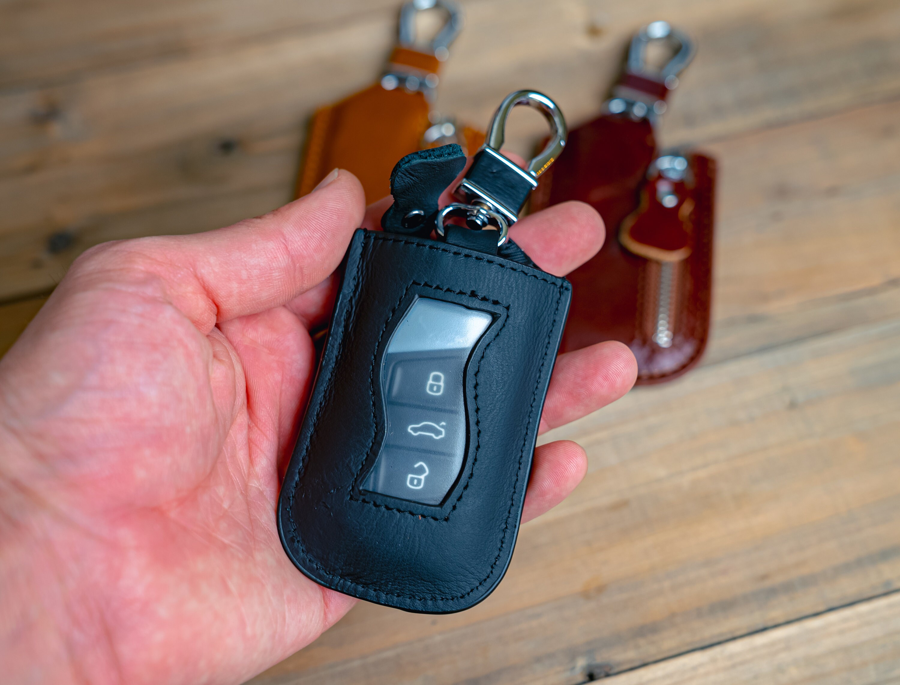 Custom Leather Car Key Cover Best Car Cover Genuine Leather Etsy