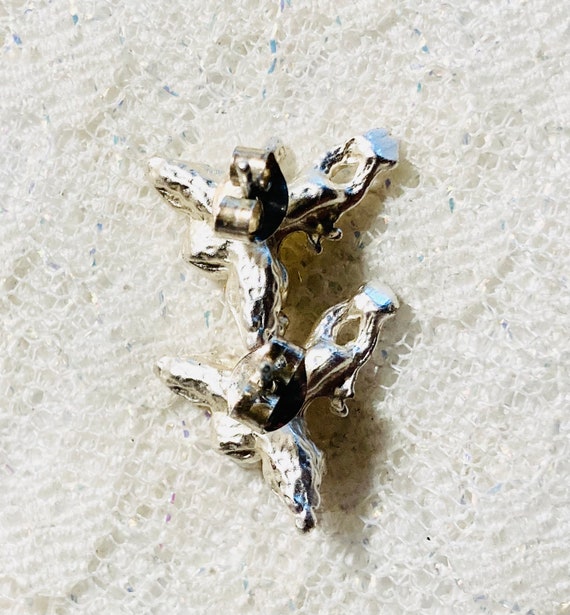 Sterling angel earrings. Sterling silver pierced … - image 8