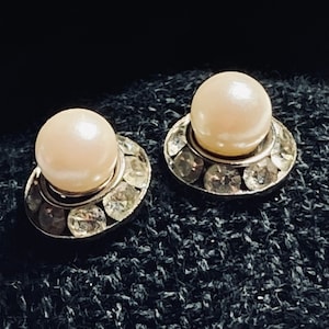 Art deco glass paste earring jackets. “Strass” glass paste earrings jackets. Antique era 1920-1930’s. Gift for her.