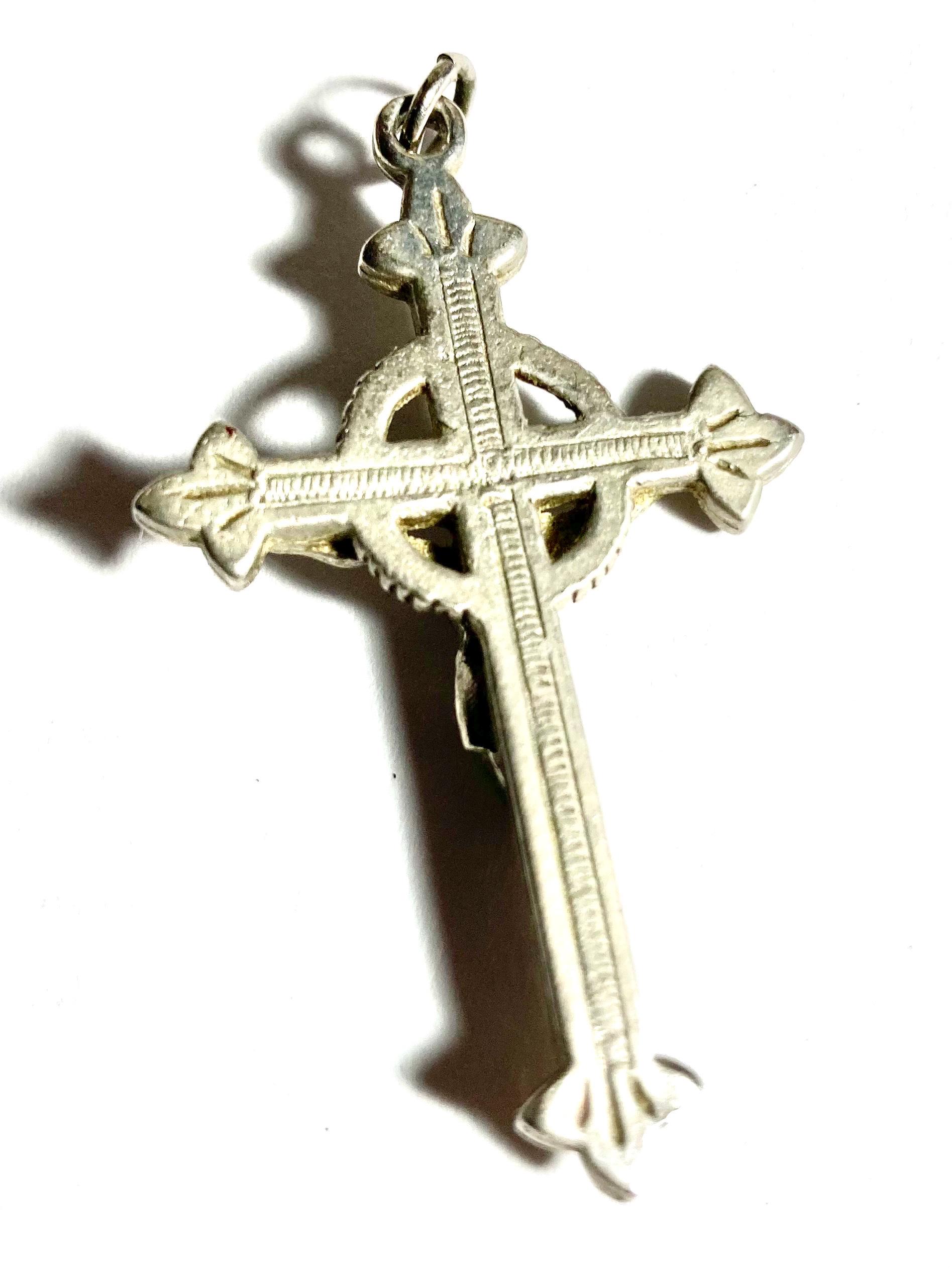 Antique Victorian to Georgian Ornate Sterling Silver Cross Pendant. - Etsy