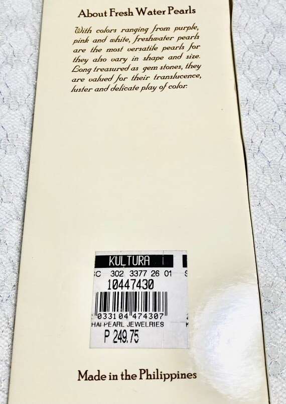 14k freshwater shell pendant necklace Blister pea… - image 10