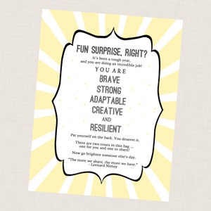 Carte d'affirmation Semaine de la santé mentale (Spread Sunshine)