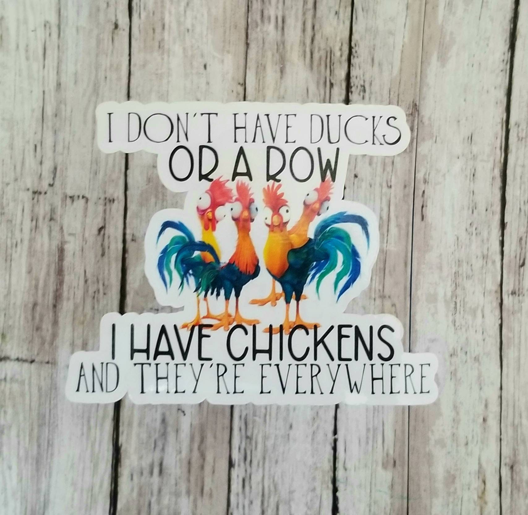 I don't have Ducks or a Row I have Chickens and | Etsy