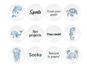 Benutzerdefinierte Ihr Logo Name Schublade Knauf Kinderzimmer runde Schrankknöpfe ziehen Küche Kleiderschrank Schrankgriff Kinder Knöpfe Hardware