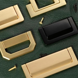 Invisible Flat Rectangle Cabinet handle pulls Minimalist Drawer handles pull, gold dresser pull, wardrobe handle pull, ring pull handle knob