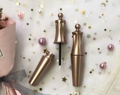 Gold crown eyeliner liquid tube Liquid eyelash Tubes eyelash Brush bottle Empty Cosmetic Tubes