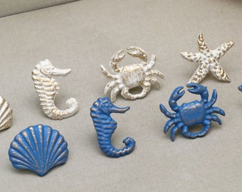 Sea Life Animal Cabinet knobs pulls, aniaml knobs for Baby nursery drawers, Cabinet Kitchen Pull Handle Knobs, Furniture Handles Knobs Pulls