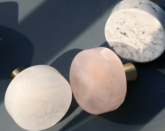 Natural Crystal Cabinet knobs Energy crystal drawer dresser knobs handles, pulls, modern cupboard kitchen knobs, custom engraved furniture