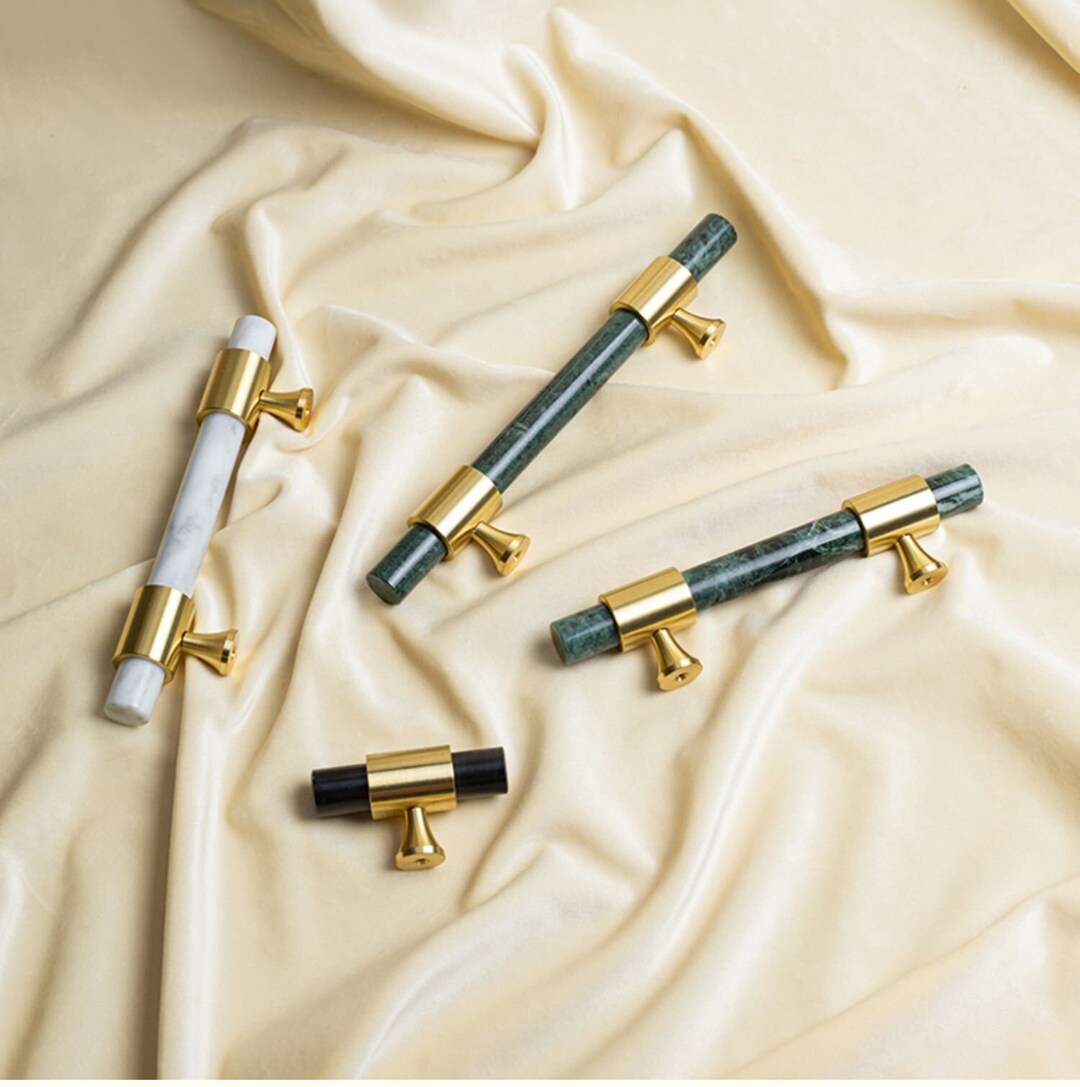 Nature Marble Pulls, Marble Drawer Knobs Pulls Handles/dresser