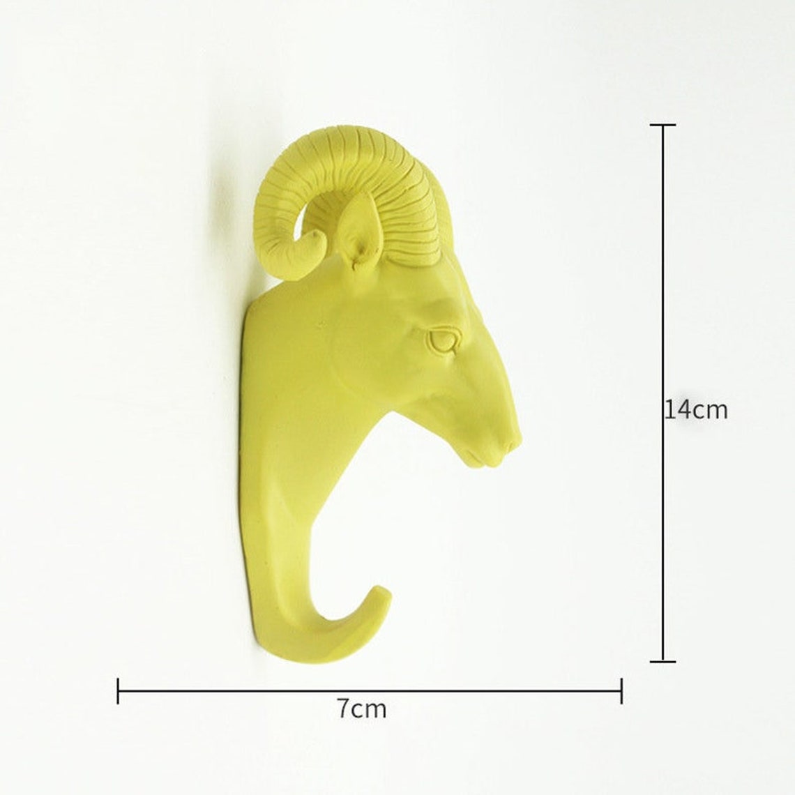 Minimalist Animal Wall Hooks Resin Wall Hanger Rack Horse Etsy