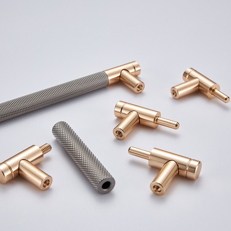 Gold Knurled Wardrobe Handle Pulls Dresser Knob Pulls Drawer Etsy