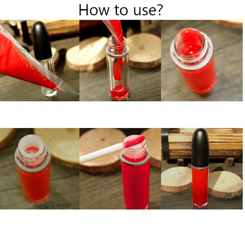 7ML Silver Lip Gloss Tube/transparent Cosmetic Lip Balm Tubes Etsy