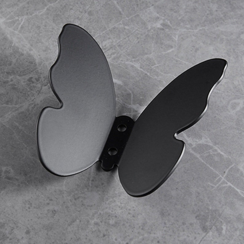 Butterfly Wall Hooks Solid Brass Wall Hooks Clothes Wall Etsy