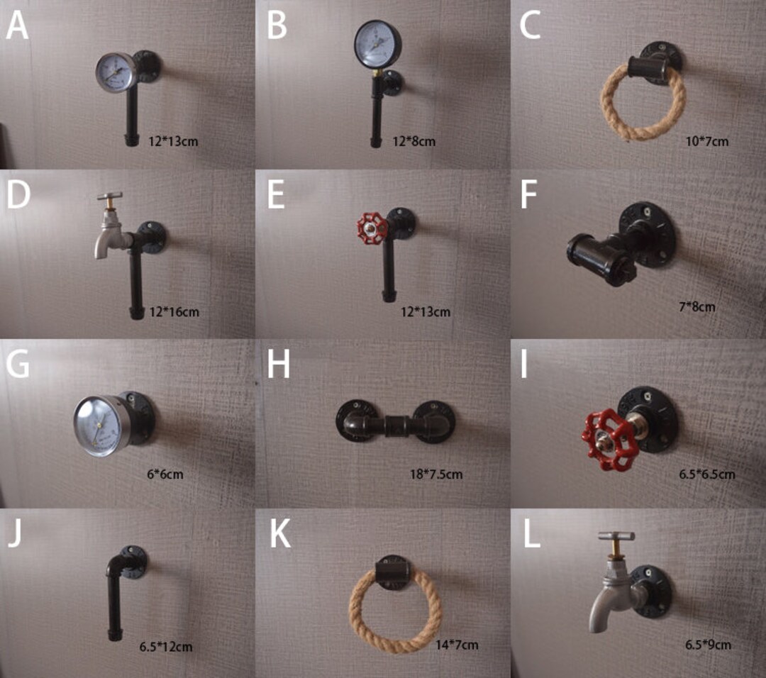 Pipe Knob Handles Door Knob Industrial Door Knob Barn Etsy