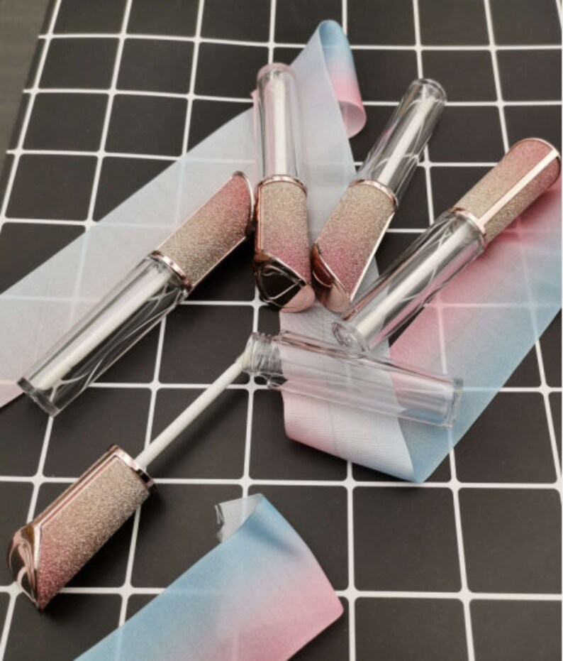Frosted Starry Sky Gradient Pink Lip Gloss Tube/5ml Etsy
