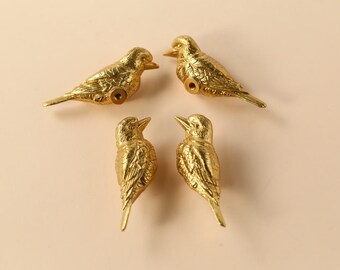 Pomelli Per Cassetti A Forma Di Animale - Oro Brillante, 16 Modelli, Con Viti - Foto 2