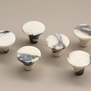 Natural Calacatta Viola Marble Cabinet dresser knobs handles Wine cup Grey White Marble Drawer cupboard knobs pulls Kitchen Wardrobe knobs