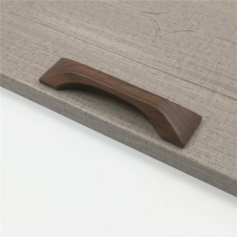 Walnut Pulls Wood Handles Drawer Knobs Handles Etsy
