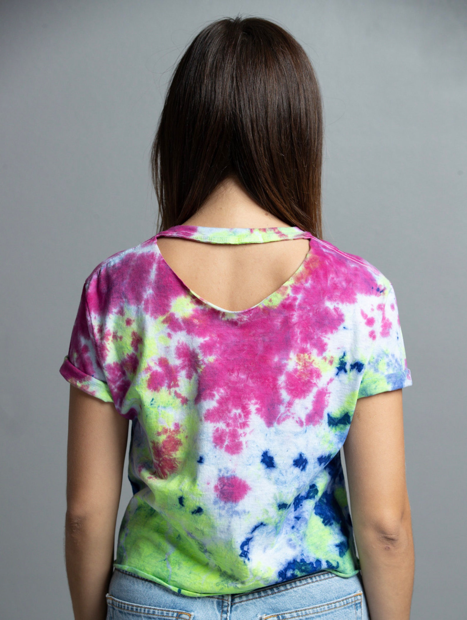 The TieDye Crop Top was made to be worn with pride. With a Etsy