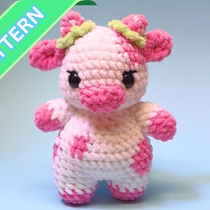 Haakpatroon aardbei-koe | Knuffelhandleiding (pdf)