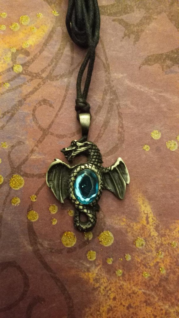Mythical Dragon Pendant adjustable necklace - image 2