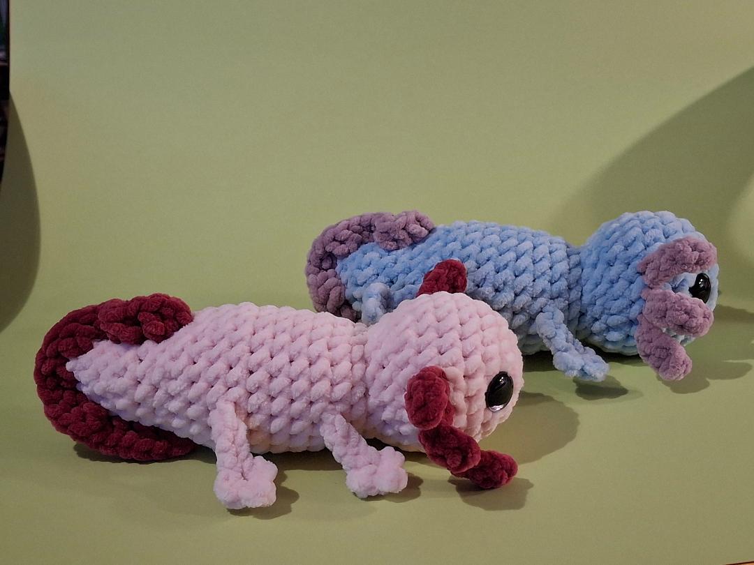 No Sew Pattern for Adorable Axolotl Crotched Plush - Etsy