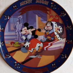 Vintage Walt Disney&#39;s The Brave Little Tailor plate limited edition