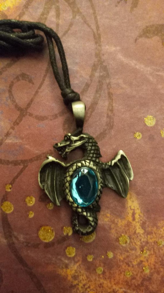 Mythical Dragon Pendant adjustable necklace - image 3