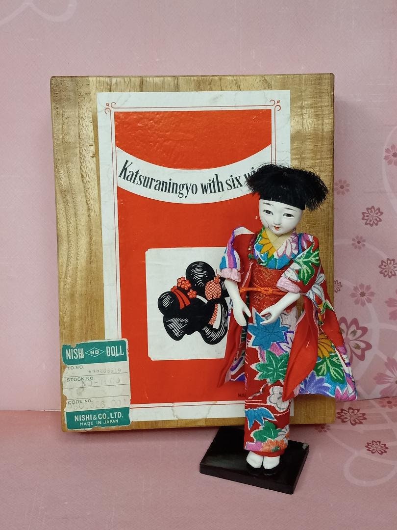 N ihonga 絵画 6号 Japanese doll 大正ロマン
