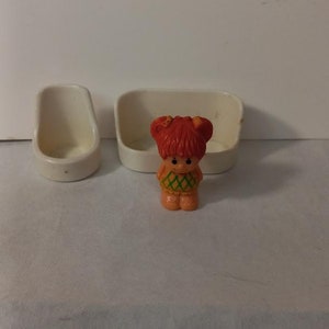 Vintage Kenner Tree House girl doll, chair and sofa