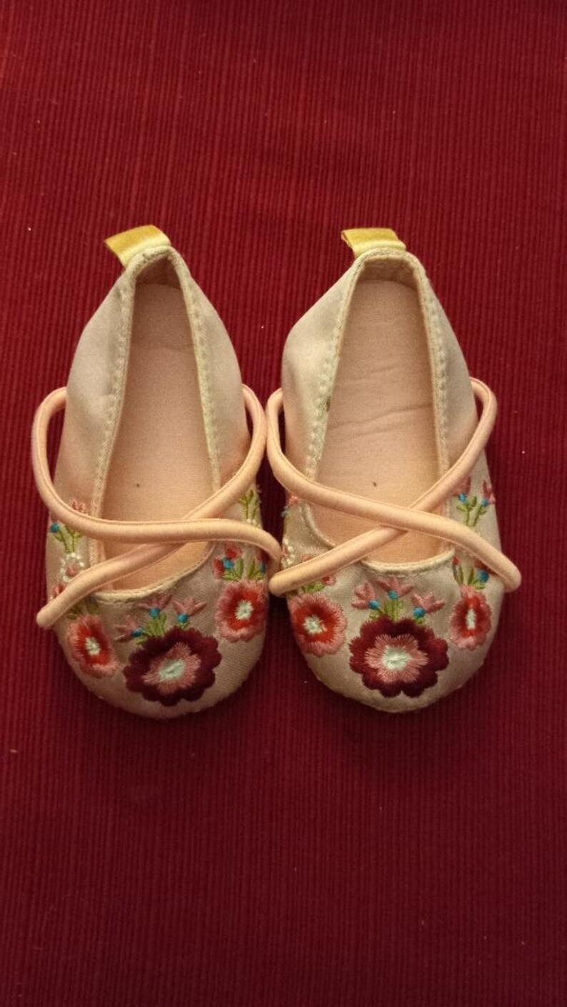 Bon Bebe Infant/newborn Ballerina Shoes Etsy
