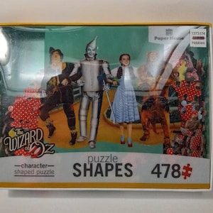 Wizard of Oz character shaped puzzle 478 pieces