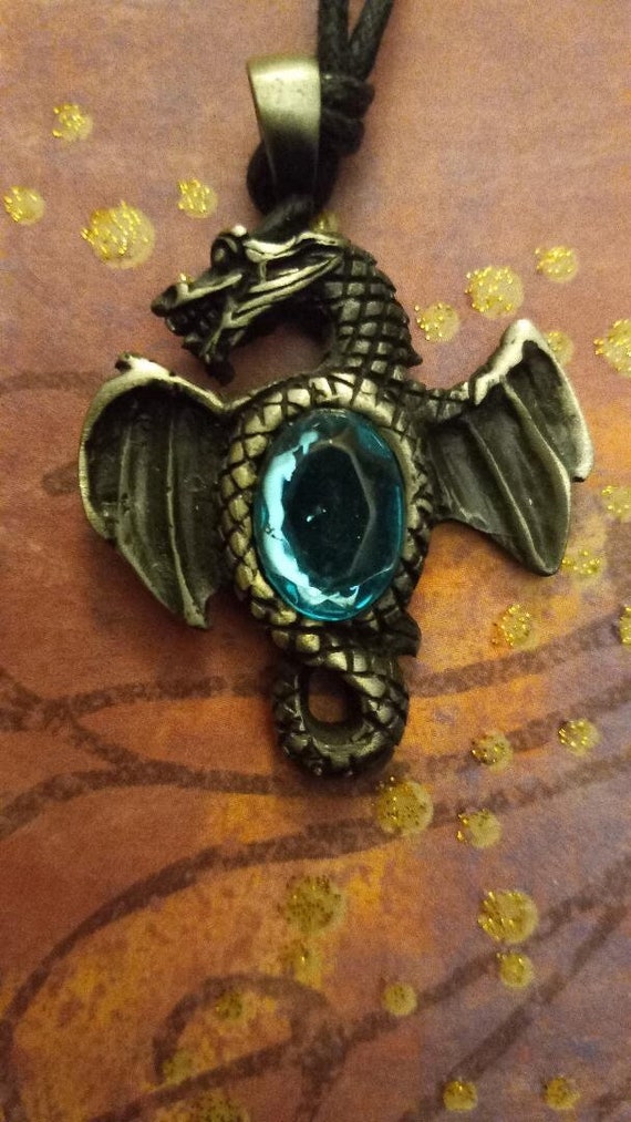 Mythical Dragon Pendant adjustable necklace - image 1