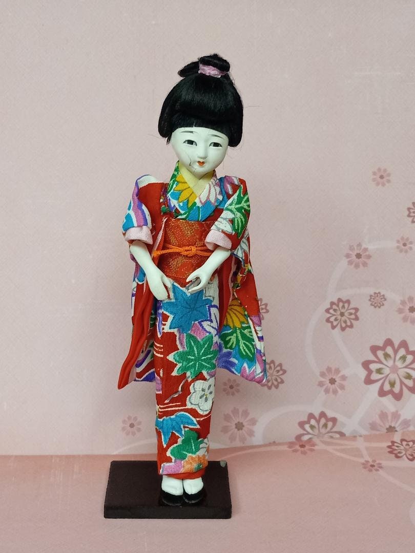 N ihonga 絵画6号Japanese doll 大正ロマン