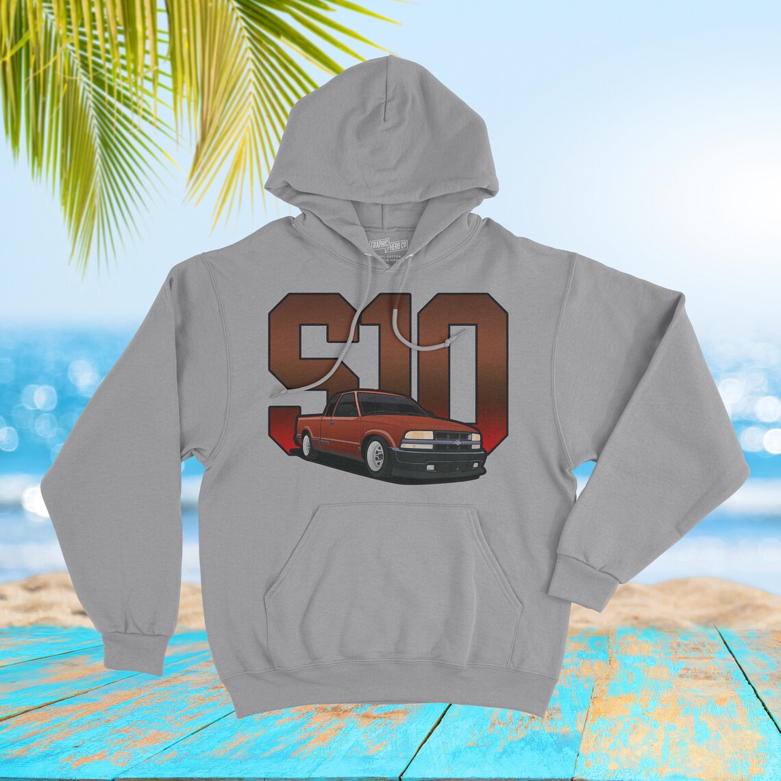 slammed car hoodie