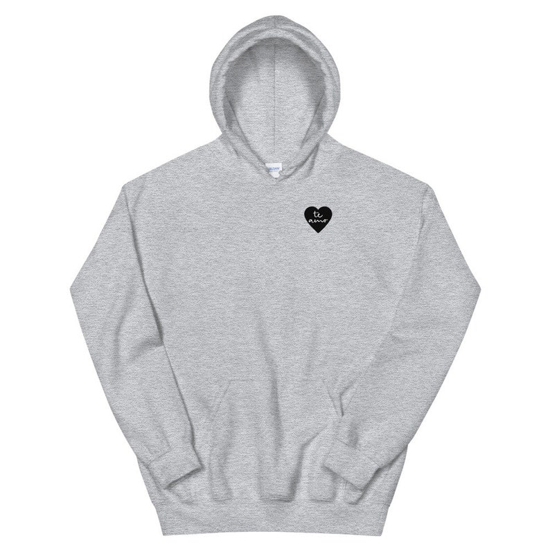 Small Te Amo Hoodie image 1