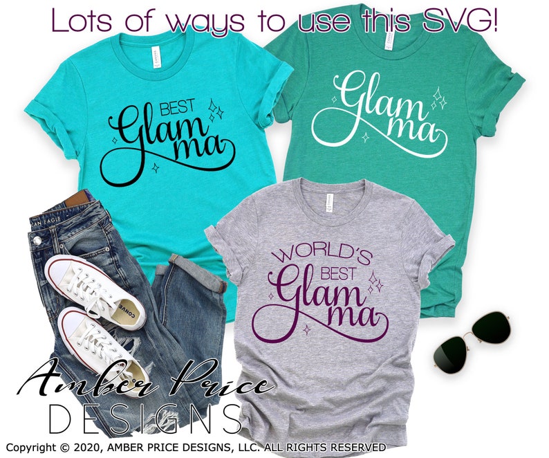 Download Glamma SVG World's best Glam-ma SVG new grandma | Etsy