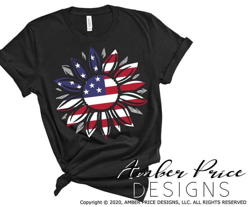 Free Free 244 Silhouette American Flag Sunflower Svg SVG PNG EPS DXF File