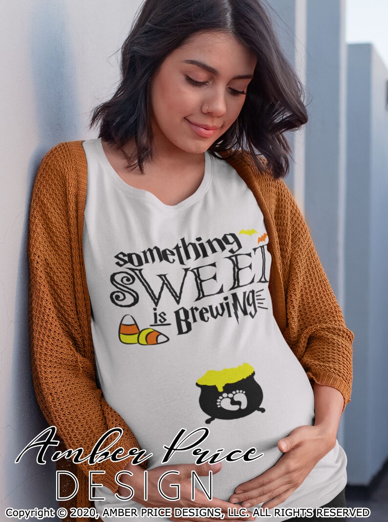 Download Something sweet is brewing SVG Halloween pregnancy SVG ...