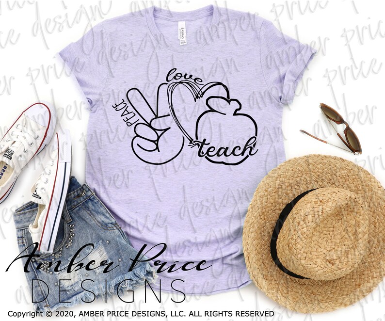 Free Free 51 Peace Love Teach Svg Free SVG PNG EPS DXF File