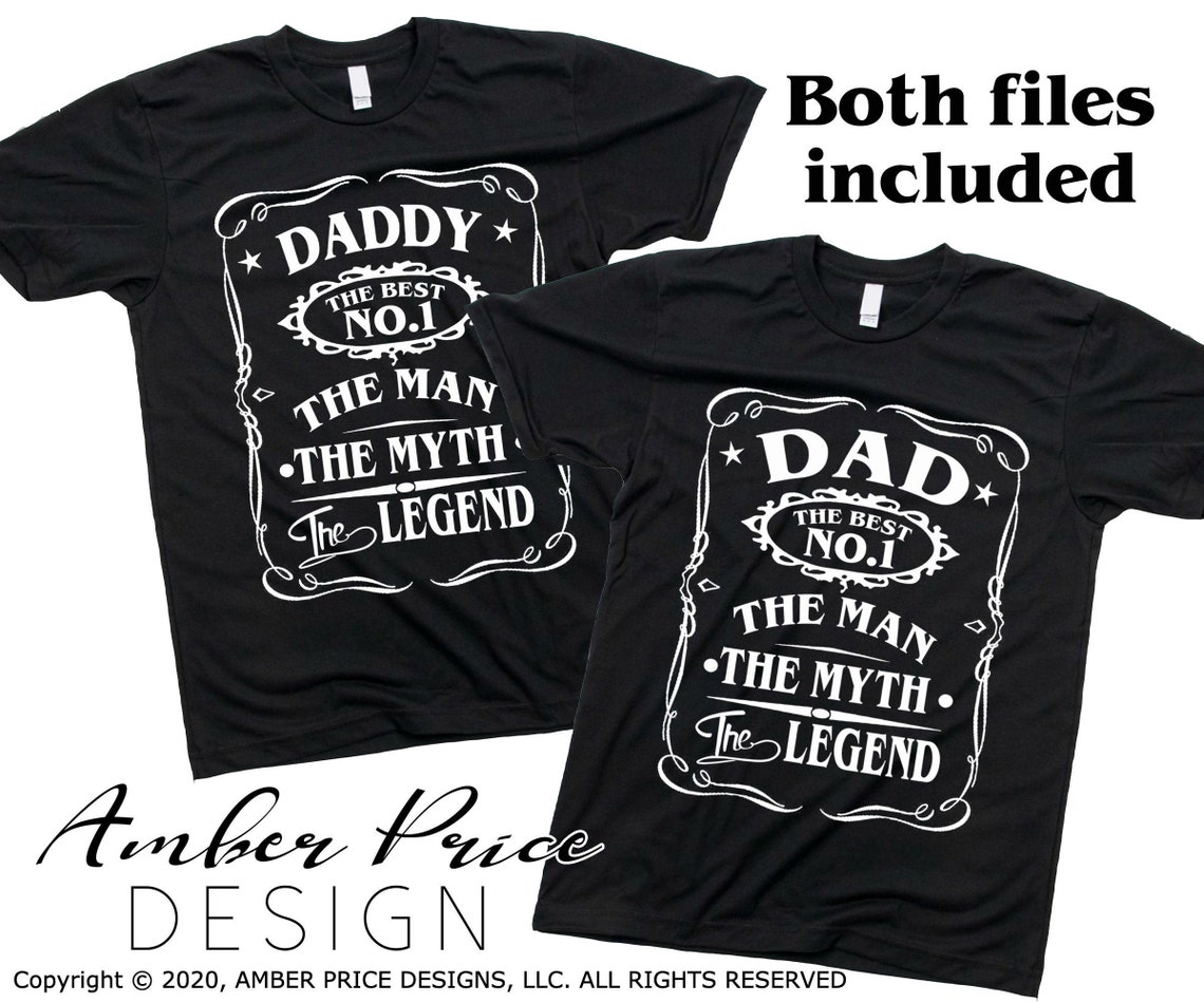 Download Dad the man the myth the legend SVG DIY Father's day gift | Etsy