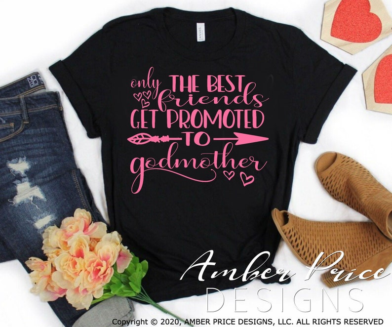 Download The best friends get promoted to Godmother SVG friend to ...