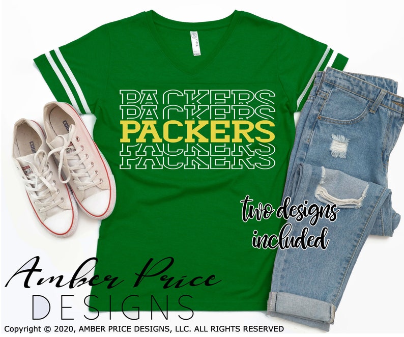 Download Packers SVG stacked Go Pack Go shirt SVG green bay Cricut ...