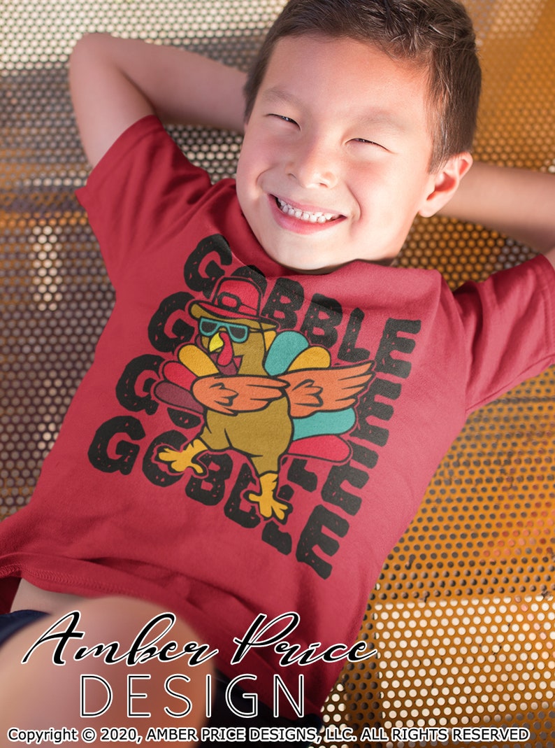 Download Gobble Gobble Svg kids thanksgiving svg layered dabbing ...